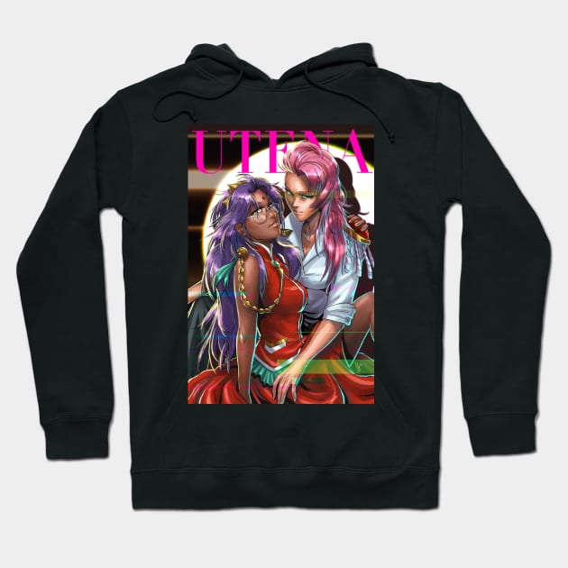 Utena in Vogue Hoodie by CandaceAprilLee